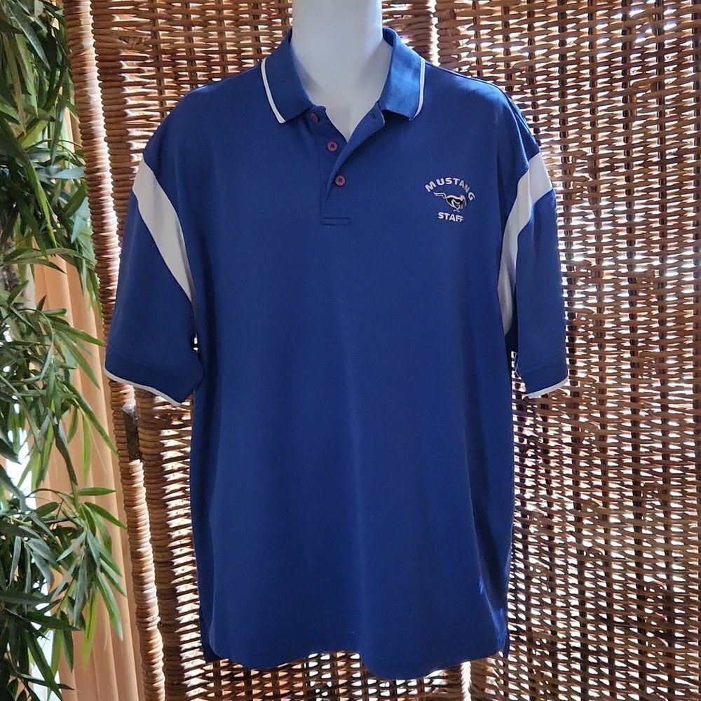Rare Ford Mustang Staff Polo Shirt XXL